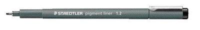Fineliner staedtler pigment 308 1.2mm zwart | 10 stuks