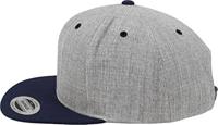 Flexfit FX6089MT Classic Snapback 2-Tone - Heather Grey/Navy - One Size - thumbnail