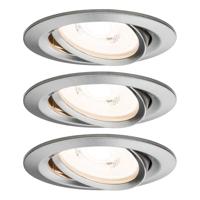 Paulmann 93944 Inbouwlamp Set van 3 stuks LED 18.9 W IJzer (geborsteld) - thumbnail