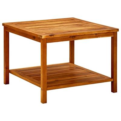 Salontafel 60x60x45 cm massief acaciahout