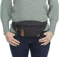 TRIXIE BE NORDIC HEUPTAS ZWART 24X8X11 CM RIEM 50-165 CM - thumbnail