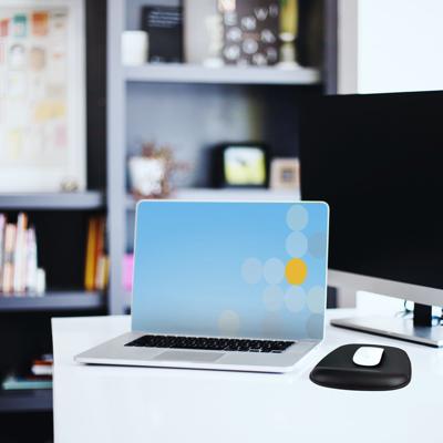 Muismat Startech B-ERGO-MOUSE-PAD Zwart