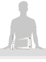 Adam Hall Laptop standaard wit - thumbnail