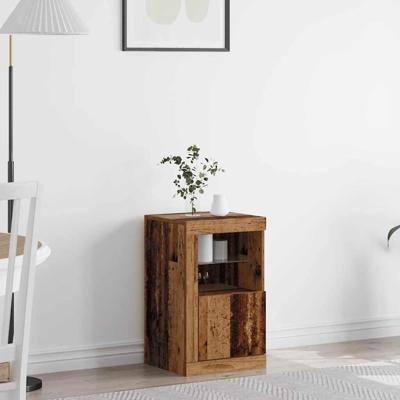 Bijzetkast Oud hout 41 x 37 x 67 cm Bewerkt hout