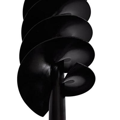 VidaXL Grondboor met handvat en schroefkop (dubbele schroef) 120 mm (zwart) - thumbnail