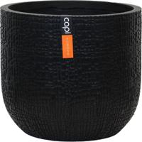 Pot bol Skin 9x8 zwart bloempot Capi Europe - Capi europe - thumbnail