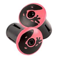 LIZARD SKINS Dsp bar tape plugs - neon pink - thumbnail