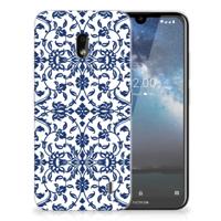 Nokia 2.2 TPU Case Flower Blue - thumbnail