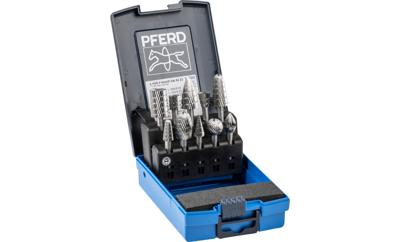 PFERD TOOLS 22900823 Freesstiftset HSS Schachtdiameter 6 mm PFERD TOOLS 22900823 Freesstiftset HSS Schachtdiameter 6 mm