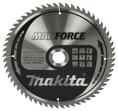 Makita Accessoires Cirkelzaagblad Hout 270X30X2,8 60T 15G - B-32409