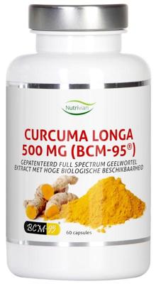 Nutrivian Curcuma longa 500mg bcm95 60 Capsules