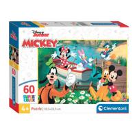 Clementoni legpuzzel super color disney mickey mouse, 60st. - thumbnail