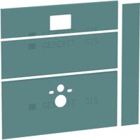 Geberit Universele Gipsplaten 130X130 cm. Voor Directe Afbouw - thumbnail