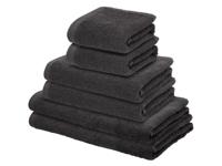 LIVARNO Set van 6 handdoeken (Donkergrijs) - thumbnail