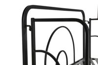 Planken Home ESPRIT Zwart Metaal 60 x 27 x 160 cm - thumbnail