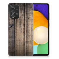 Samsung Galaxy A52 (5G/4G) | Bumper Hoesje | Steigerhout - thumbnail