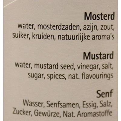 Oliehoorn mosterd (900ml)