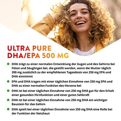 Ultra Pure EPA/DNA 500 MG - 60 softgels