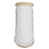 LeMieux Fleece Beenbeschermers wit maat:l - thumbnail