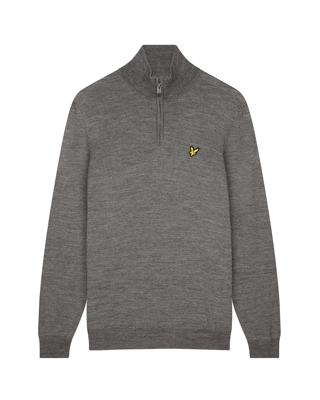 Lyle and Scott Golf Core 1/4 Zip Merino Mix Trui Heren 3XL Lyle and Scott Golf Core 1/4 Zip Merino Mix Trui Heren 3XL