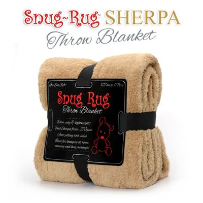 Snug Rug Sherpa Fleece Deken - Beige