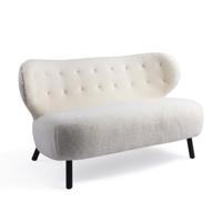 Jesper Home Bankje 'Kita' Teddy, kleur Crème - thumbnail