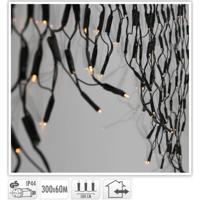 Luksus - Net kerstverlichting - 3 meter lang x 60 cm hoog - warm wit - thumbnail