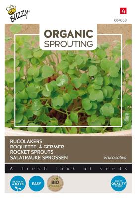 Bio Knip & Eet, Sprouting Rucolakers Bio Knip & Eet, Sprouting Rucolakers