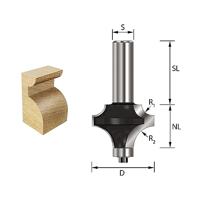 ENT Duo-radiusfrees HM R1/R2 6.35/12.7, Met lager kolf 12mm - 7914580 - 7914580 - thumbnail