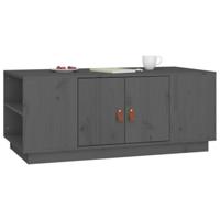 Salontafel 100x50x41 cm massief grenenhout grijs - thumbnail