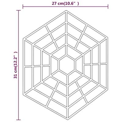VidaXL Vijverbeschermers 40 st polypropeen zwart
