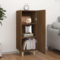 Dressoir 34,5x34x90 cm bewerkt hout bruineikenkleurig - thumbnail