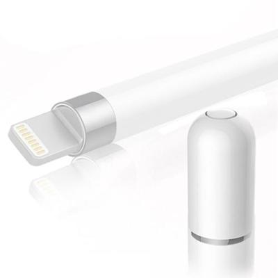 Magnetische anti-verloren potlood Cap Stylus pen beschermende dop voor Apple Pencil (wit)