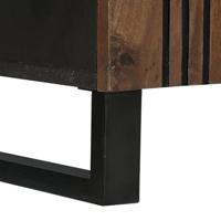 Dressoir Bruin 90 x 33 x 75 cm massief mangohout - thumbnail