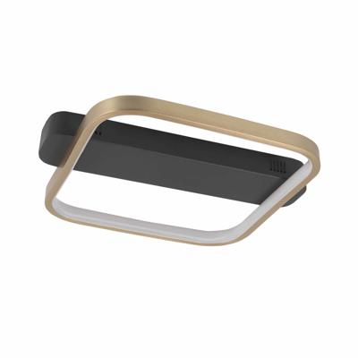 Highlight Design plafondlampAscona zwart met goud 30cm - P6610.38