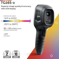 FLIR TG165-X MSX Warmtebeeldcamera -25 tot +300 °C 80 x 60 Pixel 8.7 Hz MSX, Geïntegreerde LED-lamp, Geïntegreerde digitale camera - thumbnail