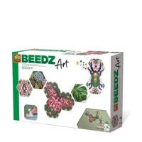 SES Creative Beedz Art Strijkkralen Hex Tiles Botanisch 5000 Stuks - thumbnail