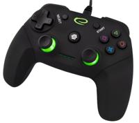 Esperanza EGG110K game controller Gamepad PC,Playstation 3 Analoog/digitaal USB 2.0 Zwart - thumbnail
