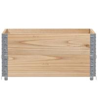 Palletopzetranden 2 st 80x60 cm massief grenenhout - thumbnail