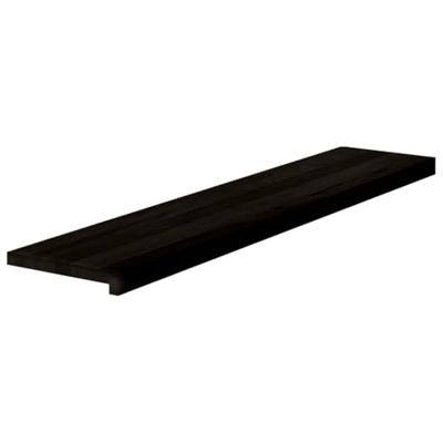 Traptreden 2 st 120x30x2 cm massief eikenhout donkerbruin - thumbnail