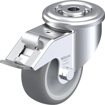 Blickle LER-TPA 80G-FI Zwenkwiel met rem Wieldiameter: 80 mm Draagvermogen (max.): 100 kg 1 stuk(s) Blickle LER-TPA 80G-FI Zwenkwiel met rem Wieldiameter: 80 mm Draagvermogen (max.): 100 kg 1 stuk(s)
