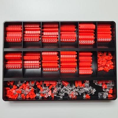 Prijscassette Compact Mini 1330 rood/wit Prijscassette Compact Mini 1330 rood/wit