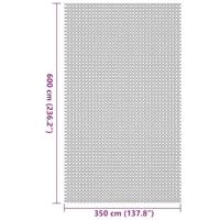 Tenttapijt Antraciet 600 × 350 cm Polyester - thumbnail