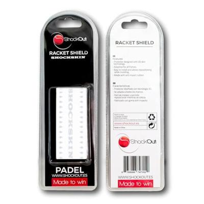 SHOCKOUT PÁDEL TRANSPARENT PADEL RACKET PROTECTOR SHOCKOUT PÁDEL TRANSPARENT PADEL RACKET PROTECTOR