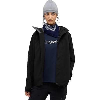 Haglofs Breeze Proof Hardshell Jas Dames True Black M
