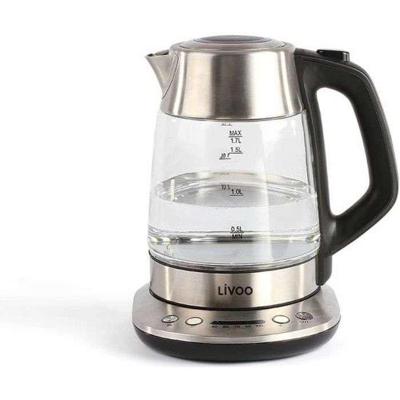 LIVOO DOD165 Theepot - Waterkoker - snoerloos - Grijs