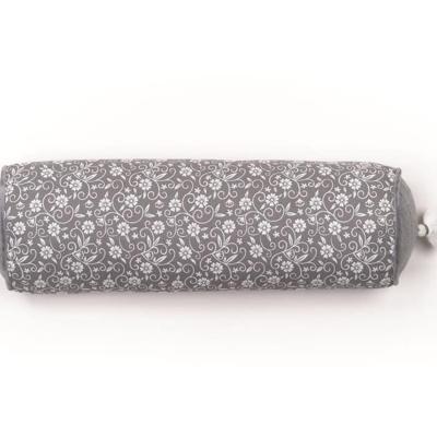 Polochon Kussen - TODAY - CHARME - Donkergrijze Capucine Print - 45 x 15 cm