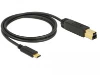 Delock 83675 USB 3.1 Gen 2 (10 Gbps) kabel Type-C naar Type-B 1 m - thumbnail