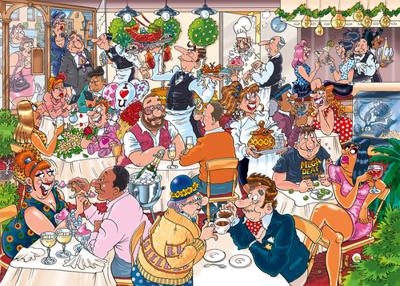 Jumbo Wasgij mystery 26 legpuzzel - date night!, 1000st. - thumbnail