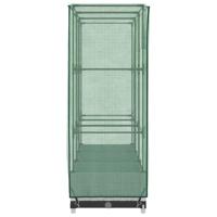 VidaXL Plantenbak verhoogd met kashoes 120x40x123 cm rattanlook - thumbnail